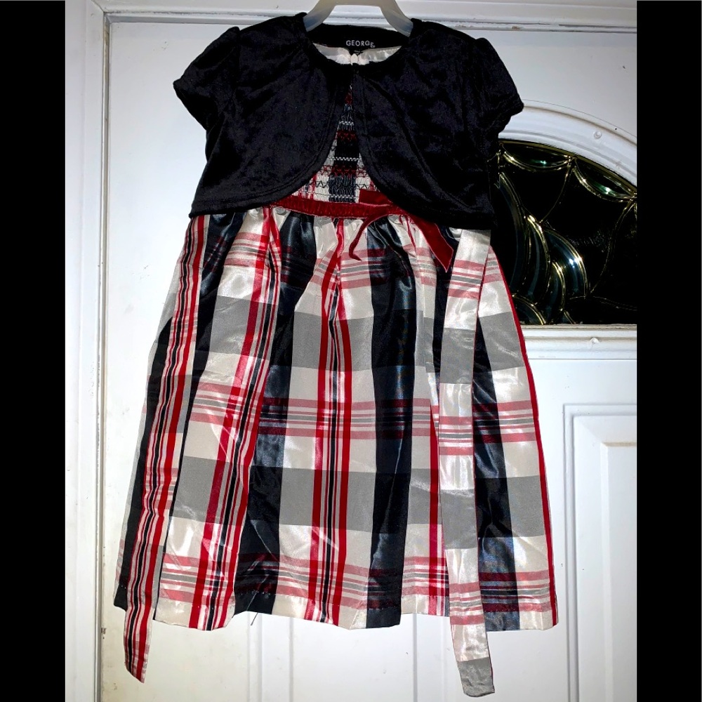 George Formal Girl’s Plaid Dress